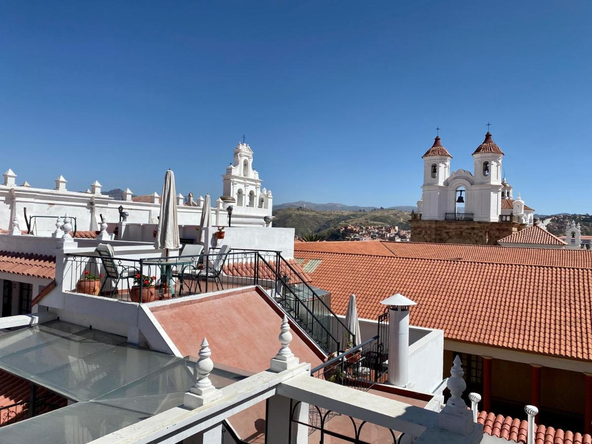 El Hotel De Su Merced Sucre Exterior foto