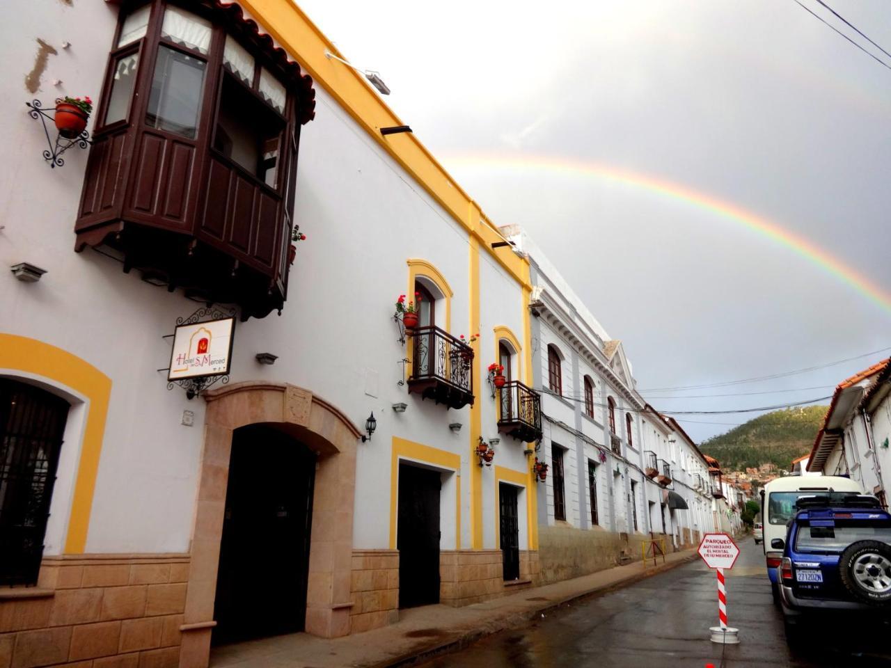 El Hotel De Su Merced Sucre Exterior foto